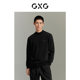 GXG men's two-color round neck sweater and sweater 23 winter new products GEX12029714