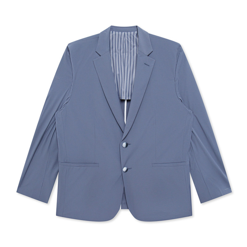 GXG男装蓝色简约商务通勤西装外套 春秋热销GE1130092A