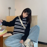 Футболка, лонгслив для отдыха, с медвежатами, с вышивкой, оверсайз