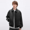 Gxgjeans men's clothing simple loose lapel genuine leather jacket jacket for men 26 spring new products