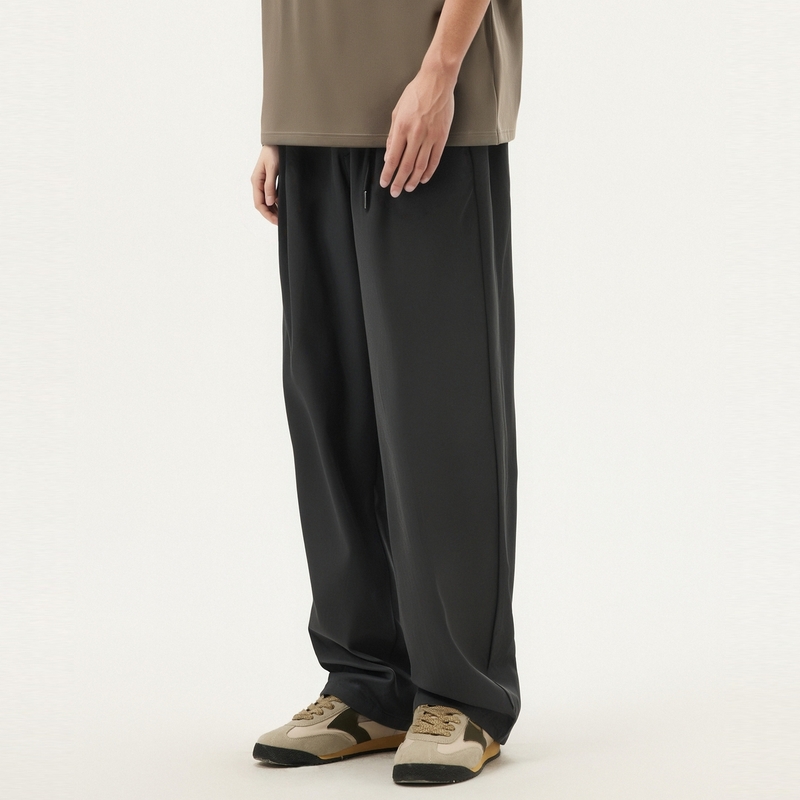 gxg.jeans男装  掐褶时尚休闲裤宽松垂感长裤25夏新品#J25D022102 - 图0