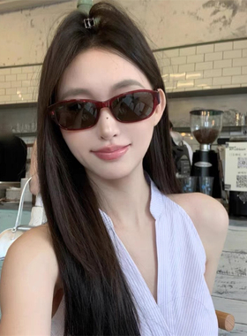 MELIYA复古韩版Y2K方形墨镜高品质插芯脚偏光防紫外线太阳眼镜潮