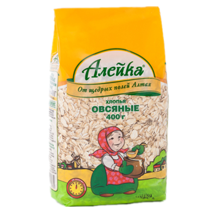 俄罗斯进口艾力克燕麦片开水冲免煮即食无蔗糖代餐营养粗粮400克 - 图2