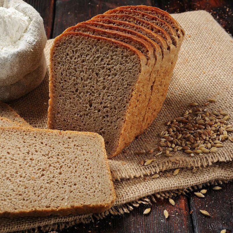 俄罗斯大列巴全麦面包无油无蔗糖代餐饱腹吐司粗粮黑麦粗纤维食品-图2