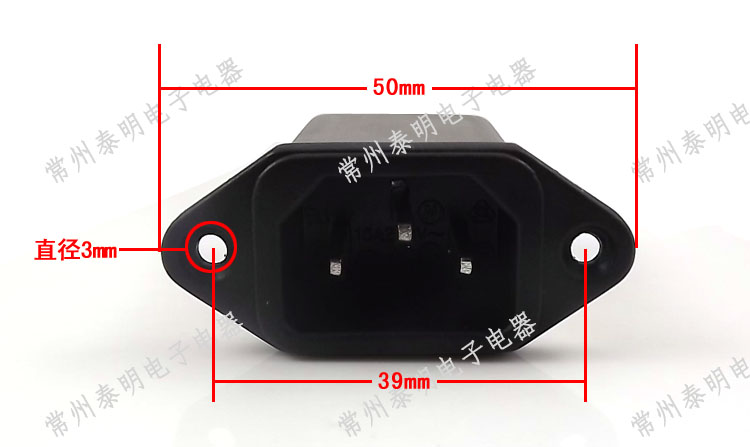 单相单级交流电源滤波器CW1D-10A-T电源插座净化器插座式220V10A - 图3