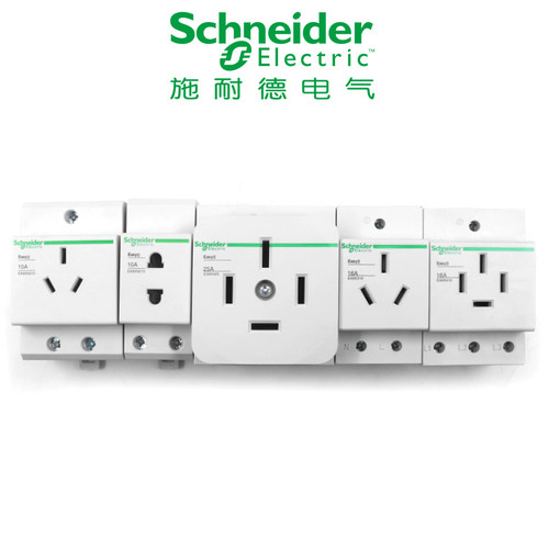施耐德Easy9系列EA9XN导轨插座  2P/3P/4P 10A/16A/25A配电箱插座 - 图2