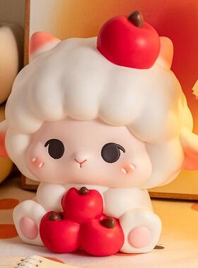 咩咩羊大容量可存可取搪胶存钱罐可爱卡通公仔儿童玩具礼物储蓄罐