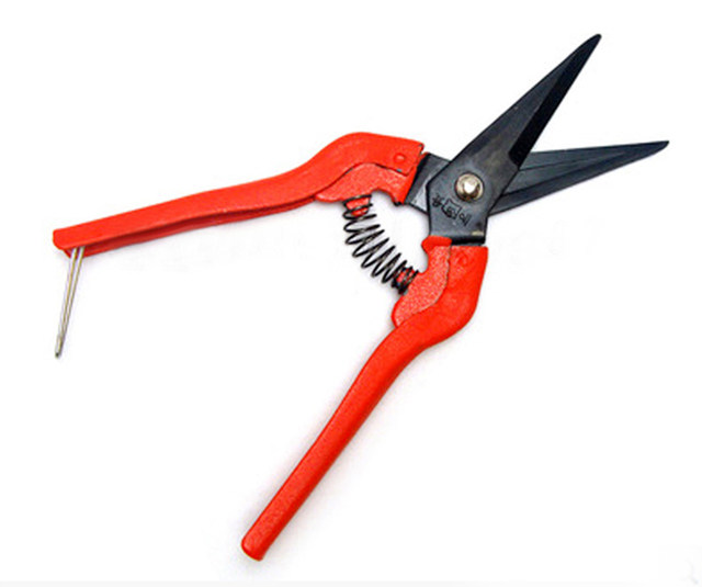 Long mouth 195mm Korean industrial household DIY jewelry iron wire iron chain lead wire spring ceiling floral scissors