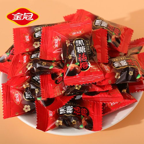 金冠优果奶酥杏仁味奶酥夹心奶糖坚果硬糖结婚喜糖休闲零食小吃 - 图0