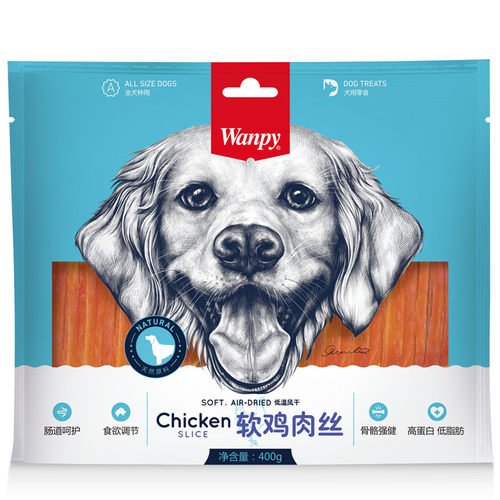 wanpy顽皮狗狗零食鸡肉干磨牙棒幼犬鸭肉干鸡胸肉小狗零食干营养 - 图2