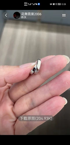 Платиновые серьги подходит для мужчин и женщин для влюбленных, платина 950 пробы, зеркальный эффект