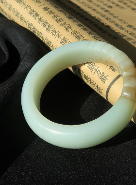 新疆一级白籽料羊脂玉手镯超值