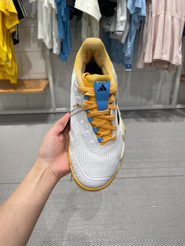 ADIDAS ເກີບຜູ້ຊາຍ Adidas 2024 Summer New Barricade 13 Sports ເກີບ Tennis ຕົວຈິງ IF0410