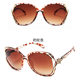 European and American trendy large frame wholesale four-leaf clover street style glasses