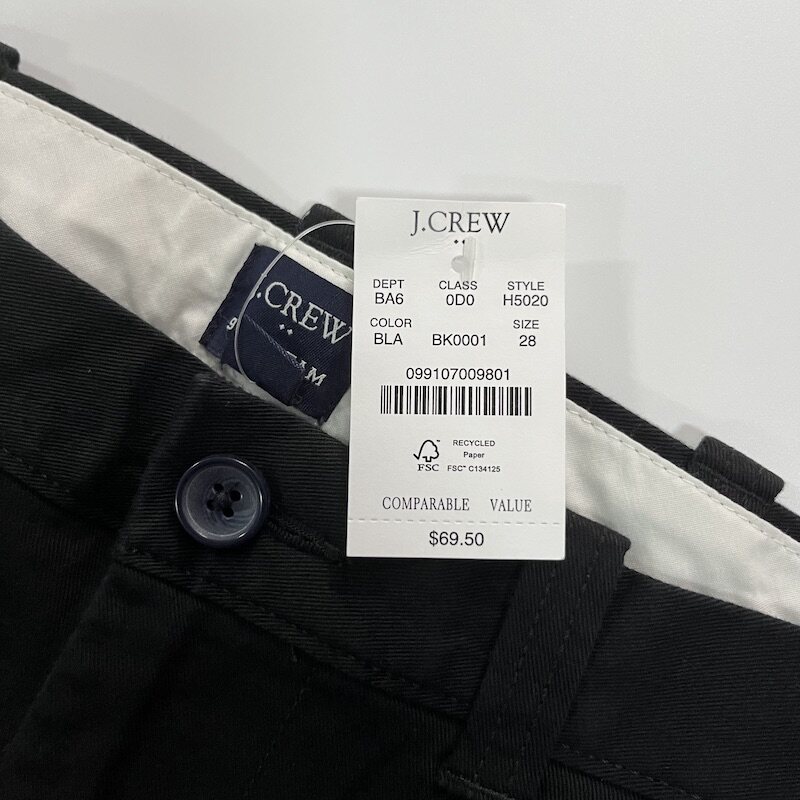现货J.CREW男直筒休闲短裤#H5020