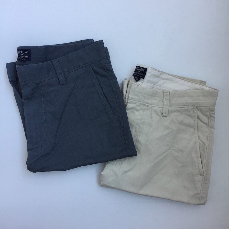 现货美国购入J.CREW男纯棉薄款直筒休闲短裤H5016