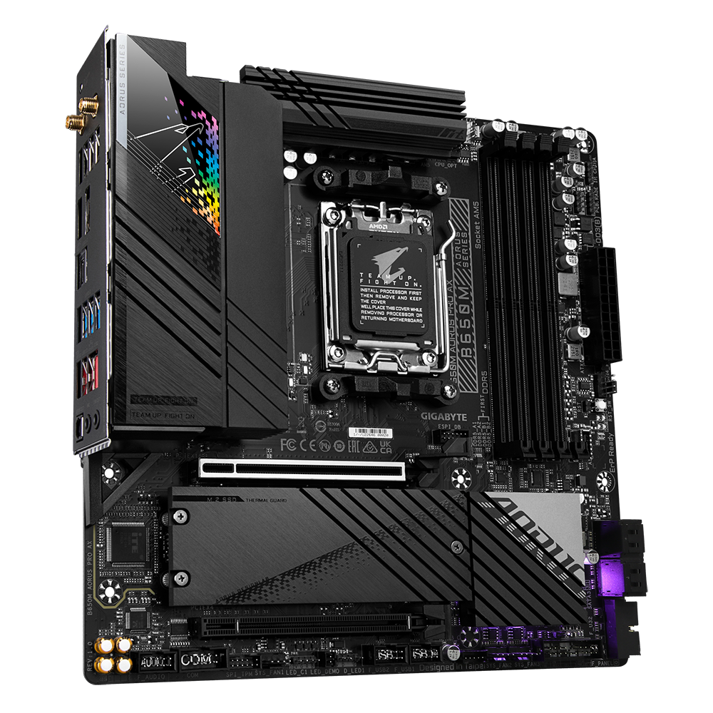 Gigabyte/技嘉B650M AORUS PRO AX DDR5支持新款AMD AM5系列CPU-图2