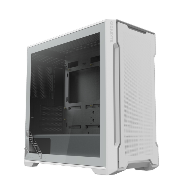 GIGABYTE Phantom C102G/C102GI Black/White Tempered Glass Side Transparent Mid-Tower M-ATX Gaming Chassis