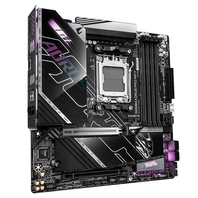 GIGABYTE B850M AORUS PRO WIFI7 eSports Sculpture supports AMD's new CPU motherboard