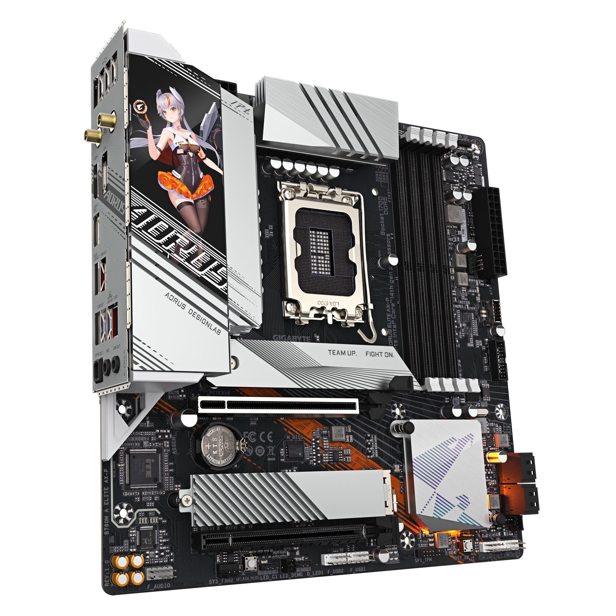 Gigabyte/技嘉B760M AORUS ELITE AX-P 12/13/14代CPU新雕妹主板-图2