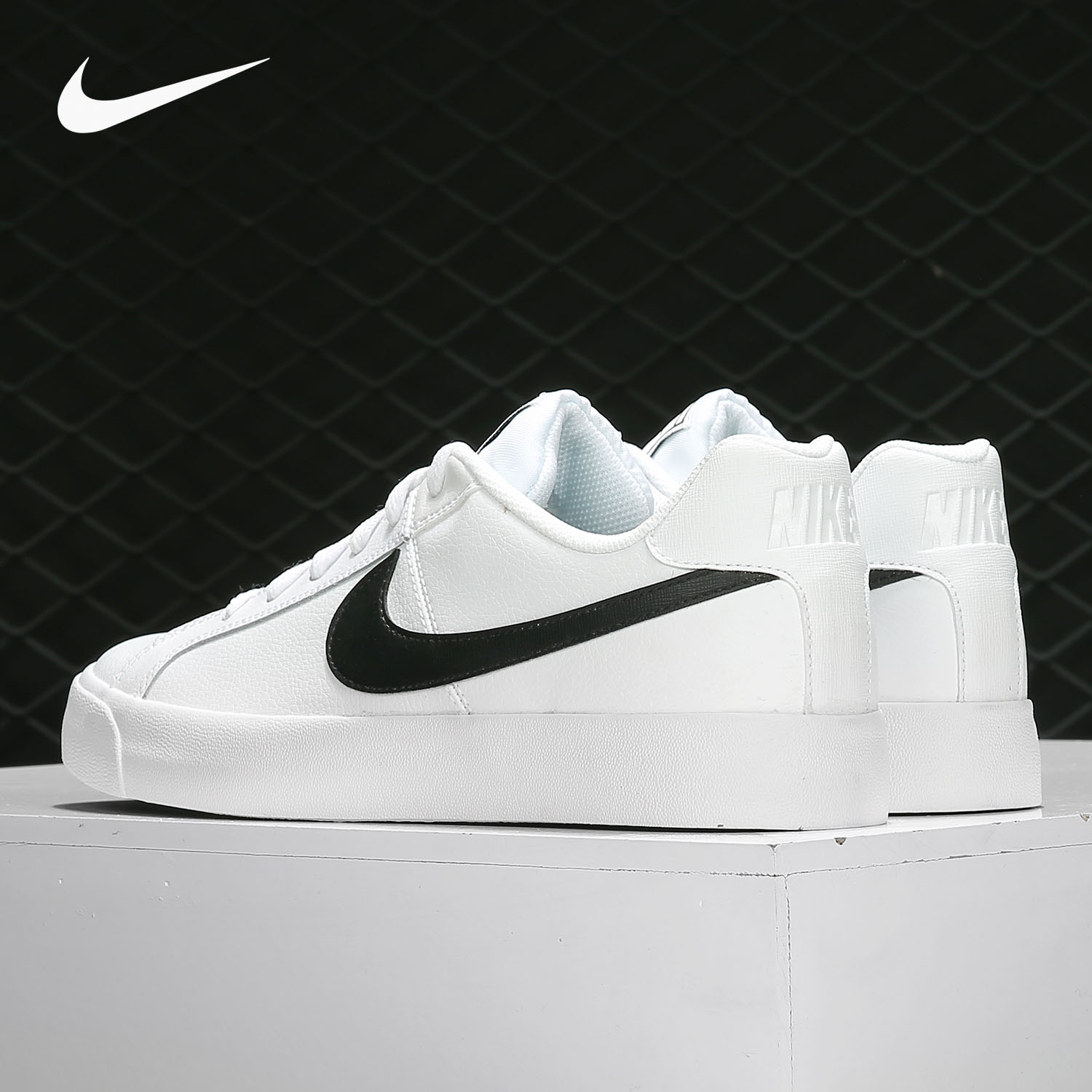 Nike/耐克正品COURT ROYALE AC男女休闲运动板鞋小白鞋BQ4222-103-图3
