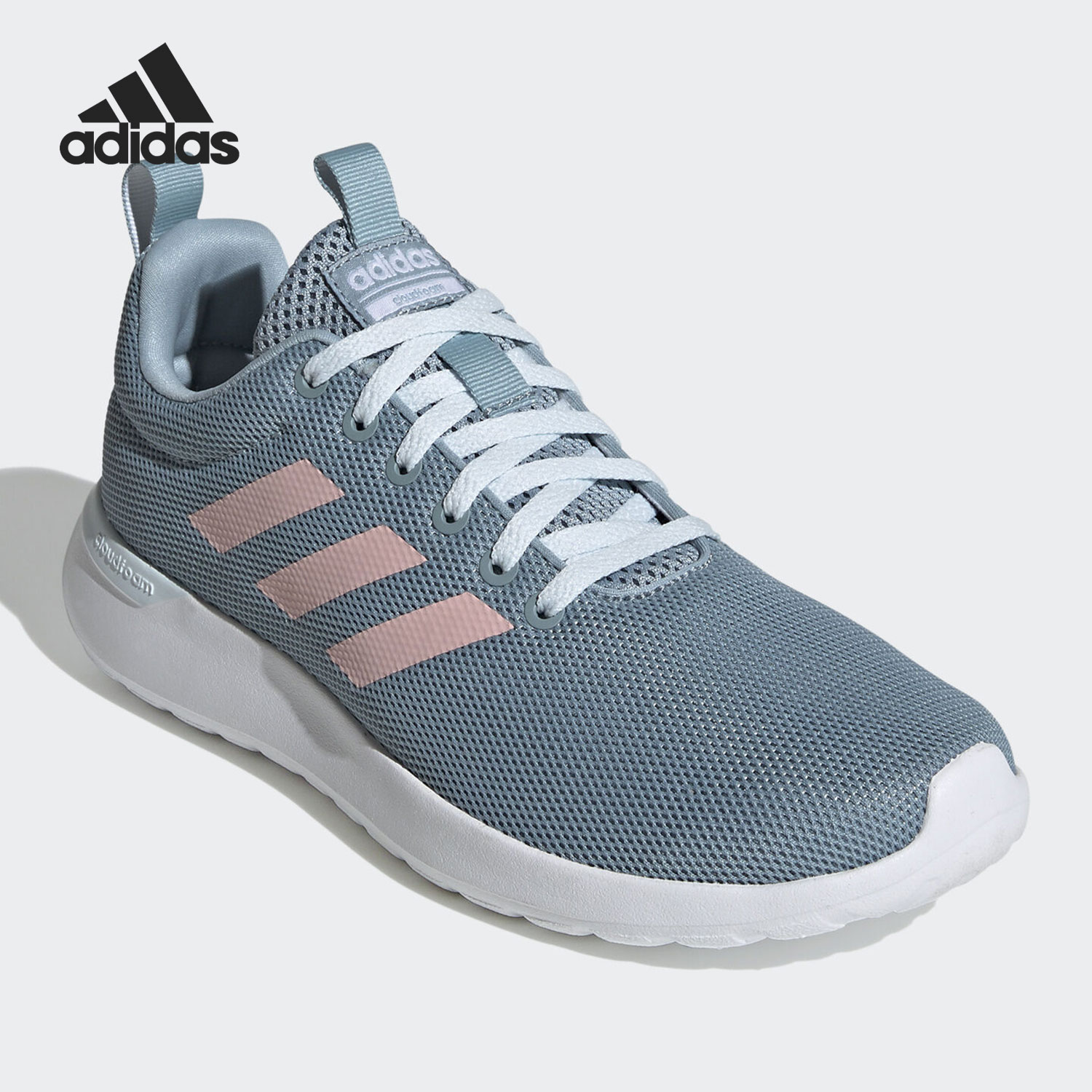 Adidas/阿迪达斯LITE RACER CLN男女2022夏透气缓震运动鞋EG3148-图1