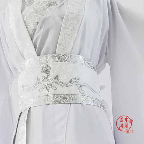 楚晚宁cos服 谢怜白衣晓星尘男古装二哈白猫师尊cosplay服装古风 - 图1