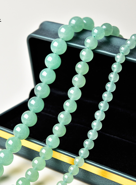 东陵玉项链女男东海水晶玛瑙玉髓玉石散珠子串珠砂金石锁骨链颈链