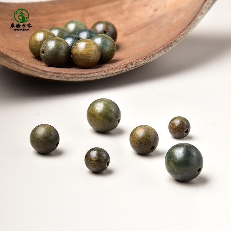 绿檀木散珠子东海水晶玛瑙玉髓手链串文玩盘玩diy檀香木质单珠,淘宝优惠券,粉丝福利购,淘宝优惠卷