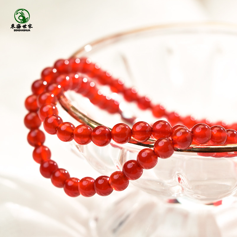 红玛瑙项链女男东海水晶玉髓翡翠宝玉石散珠子锁骨链吊坠玛瑙项链,淘宝优惠券,粉丝福利购,淘宝优惠卷
