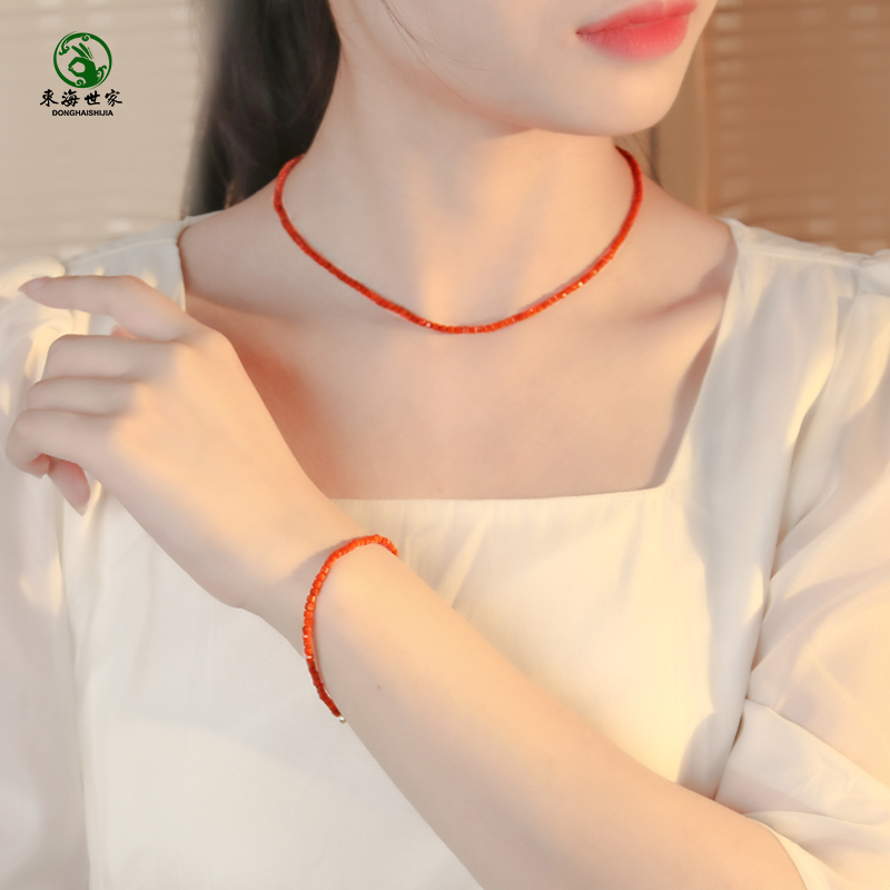 南红手串女男南红玛瑙散珠子项链方糖原石单珠吊坠配饰红玛瑙手链,淘宝优惠券,粉丝福利购,淘宝优惠卷