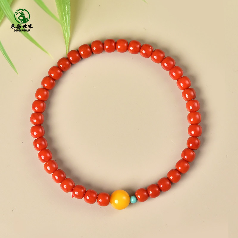 南红手链女男满肉老型珠东海水晶玉石手工直切散珠红玛瑙蜜蜡手串,淘宝优惠券,粉丝福利购,淘宝优惠卷