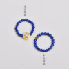 Donghai Shijia Lapis Lazuli 999 Pure Gold Ring