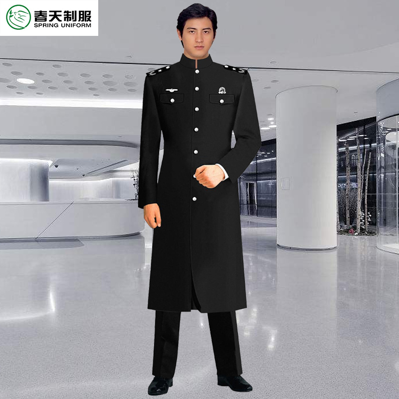 酒店礼宾物业售楼处形象岗门卫门童保安男大衣冬季毛呢外套工作服,淘宝优惠券,粉丝福利购,淘宝优惠卷