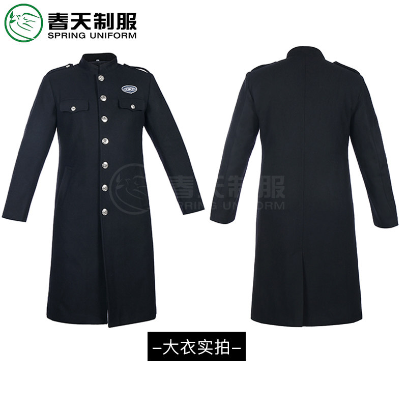 酒店礼宾物业售楼处形象岗门卫门童保安男大衣冬季毛呢外套工作服,淘宝优惠券,粉丝福利购,淘宝优惠卷