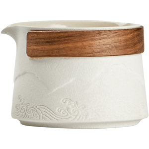 伊文陶瓷 山海行公道杯 单个高档防烫分茶器陶瓷大容量公杯匀杯