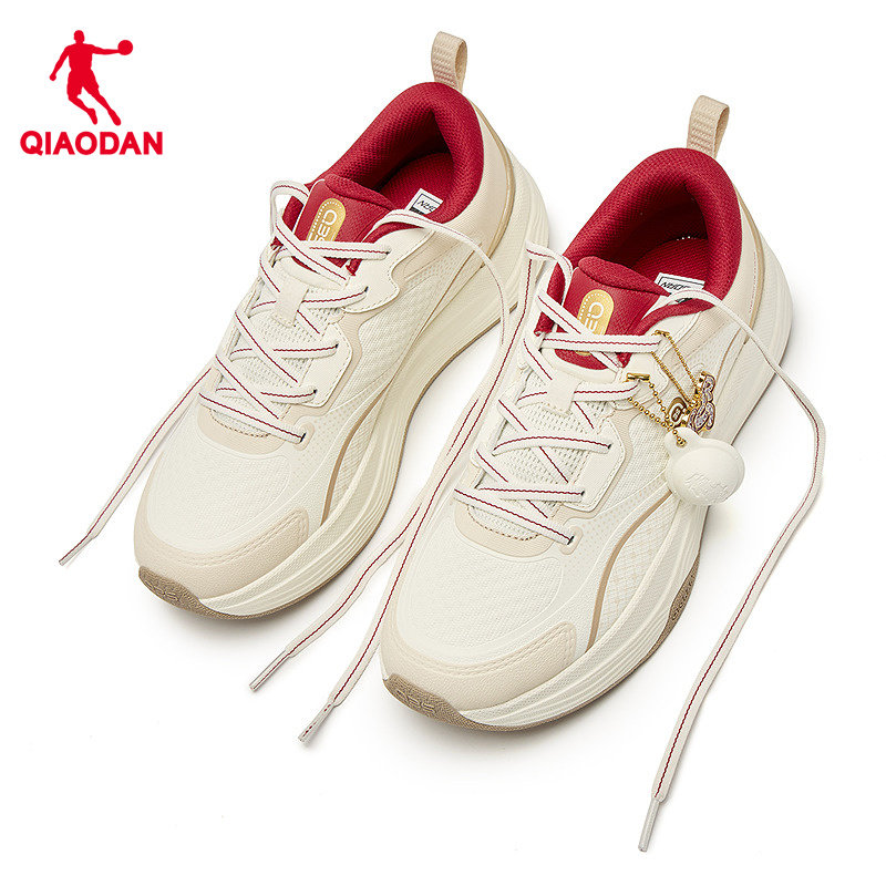 乔丹休闲鞋女运动鞋2026春季新年款红色鞋子厚底增高革面防水女鞋,淘宝优惠券,粉丝福利购,淘宝优惠卷