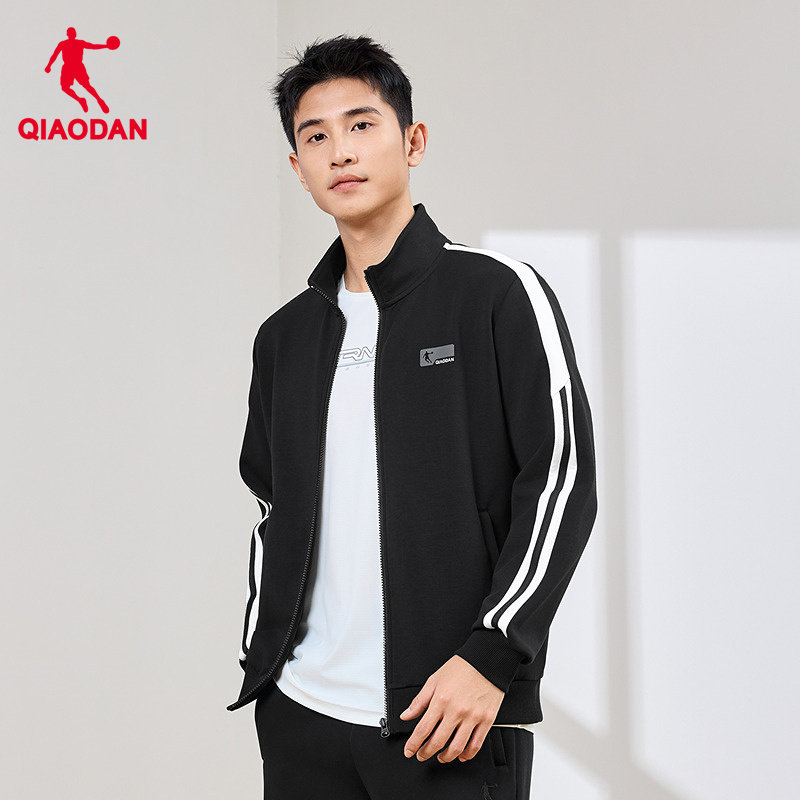 乔丹抗菌外套男士2025冬季新款商场同款舒适亲肤针织开衫百搭上衣 - 图3