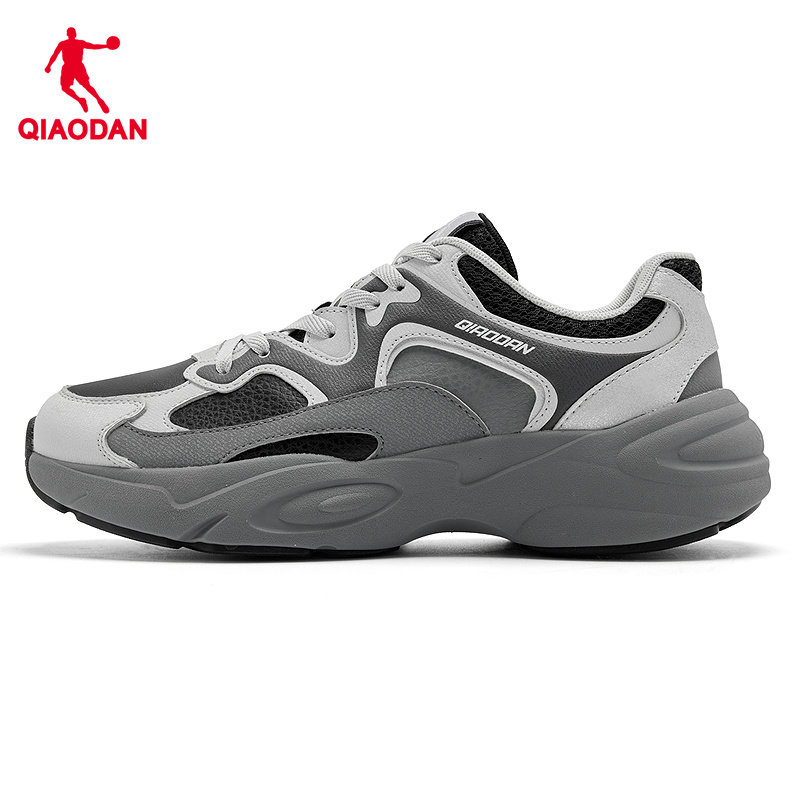 乔丹革面防水休闲鞋女鞋2025冬季新款保暖老爹鞋黑色百搭女运动鞋,淘宝优惠券,粉丝福利购,淘宝优惠卷