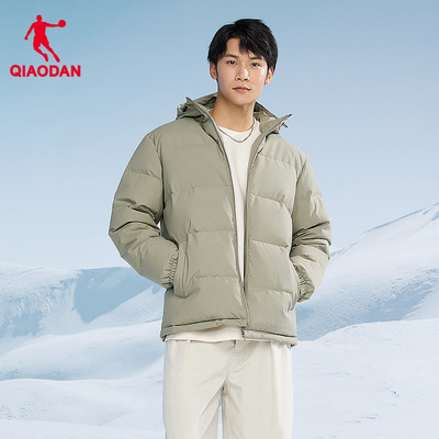 乔丹加厚保暖羽绒服男士2024冬季