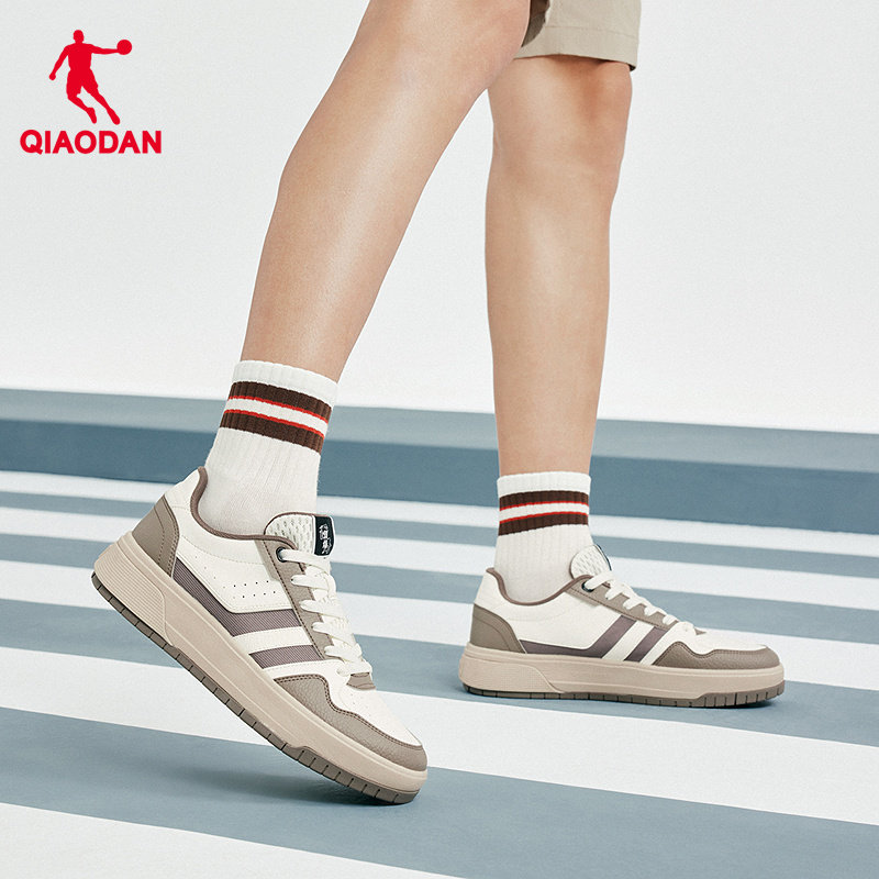 乔丹棕色厚底增高休闲鞋子商场同款男板鞋2025年冬季新品百搭鞋子,淘宝优惠券,粉丝福利购,淘宝优惠卷