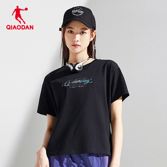 Jordan Kurzarm-T-Shirt Damen Rundhals lässig atmungsaktiv