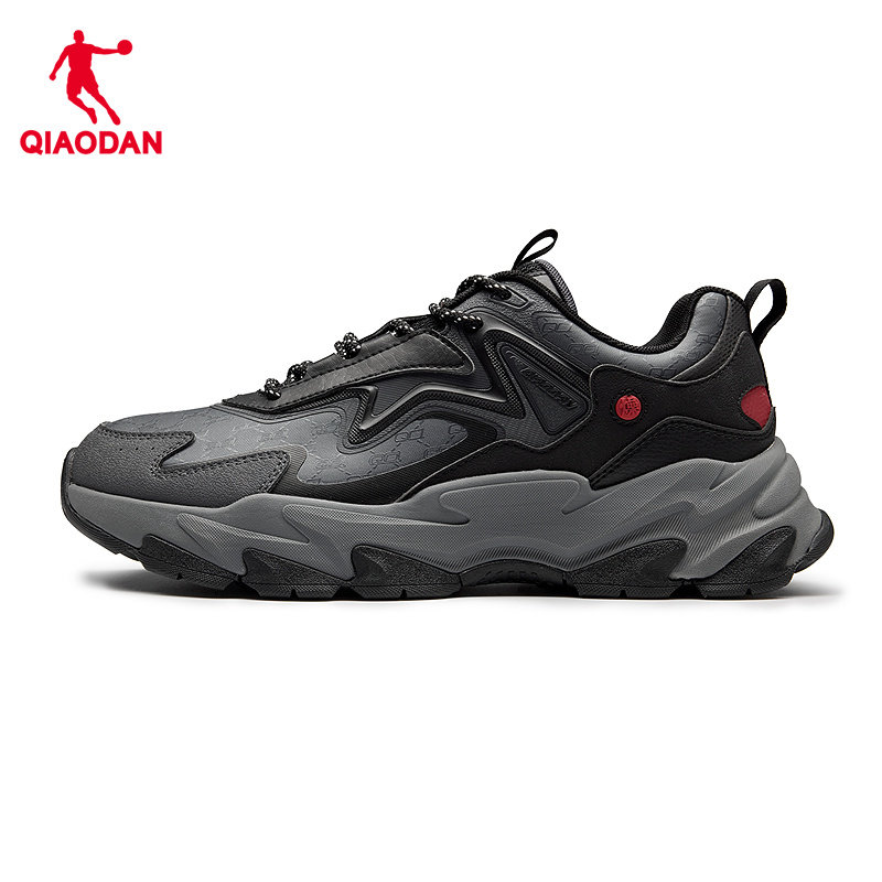 乔丹新年款红色休闲鞋男运动鞋2026春季新款网革拼接老爹鞋男鞋子,淘宝优惠券,粉丝福利购,淘宝优惠卷