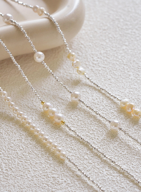 设计感气质超闪短款法式碎银子