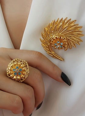 小众设计感百搭可换胸针项链戒指