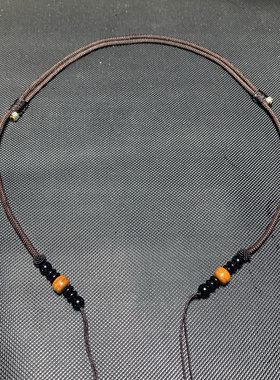 牛骨挂绳diy手工编织挂脖绳子项链绳