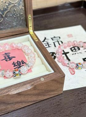 新款情侣手饰吉祥爆花珠男