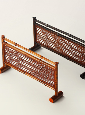 茶艺表演专用背景竹编装饰摆件