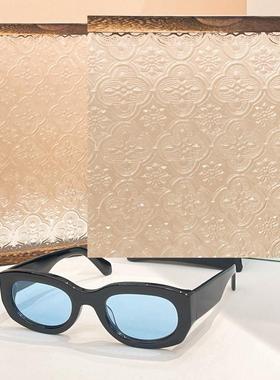 椭圆网红风遮阳墨镜防紫外线男女