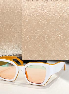 防紫外线遮阳时尚男女款方形拼色